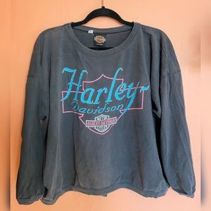 Vintage ladies Harley Davidson long sleeve shirt